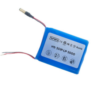 11.1V 3AH lithium polymer battery pack for water quality monitor