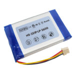 7.4V 2600mAh 2.6AH lithium polymer battery pack for LED flash light
