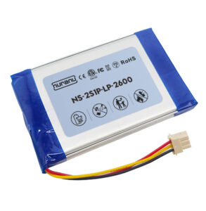 7.4V 2600mAh 2.6AH lithium polymer battery pack for LED flash light