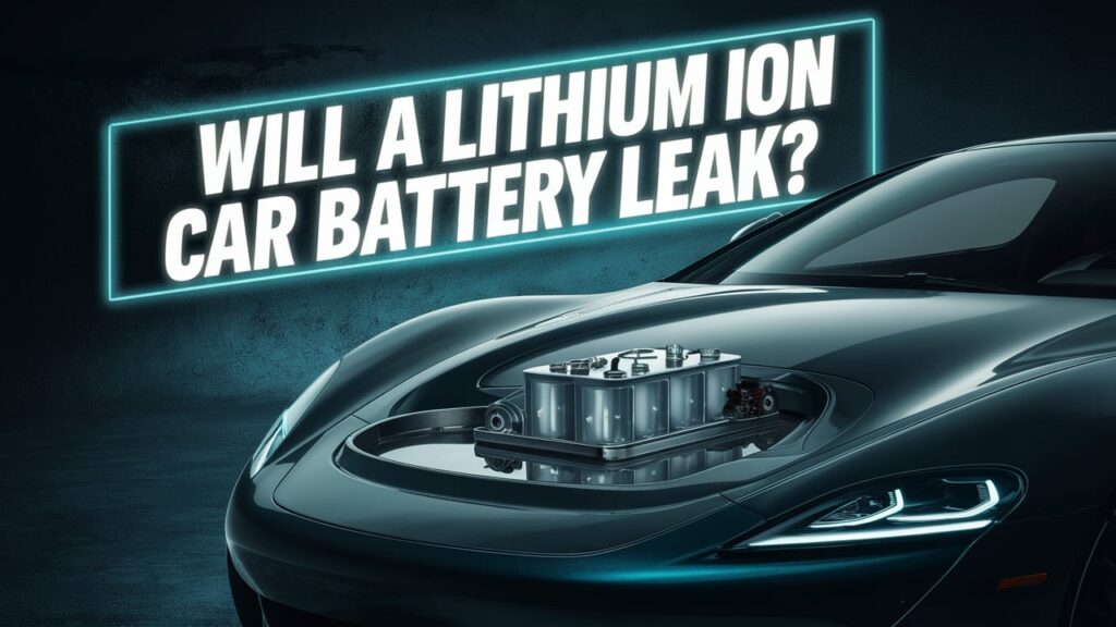 will a lithium ion car battery leak