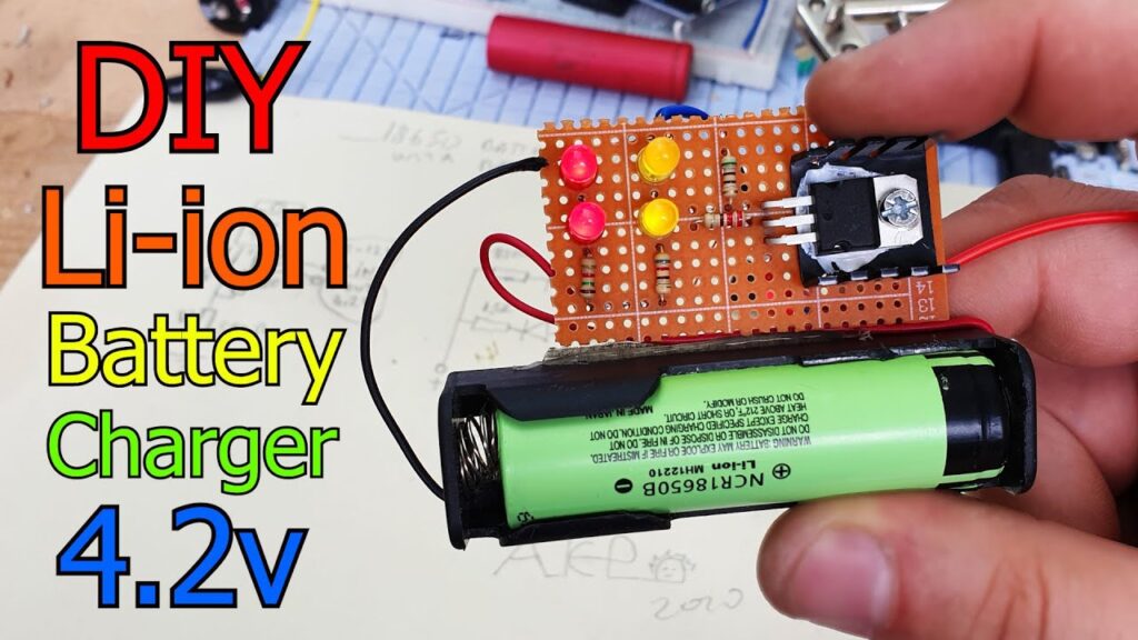 how to make an 18650 battery charger