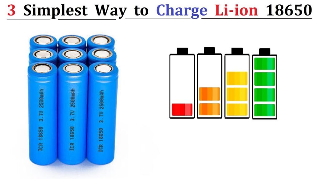 how to charge a 18650 battery without a charger