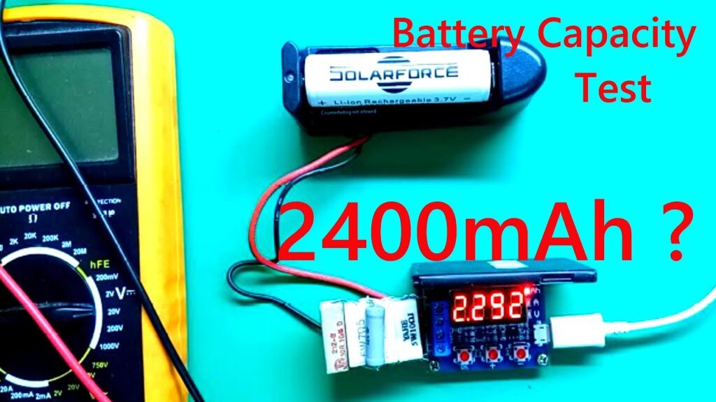 how to check mah of 18650 battery