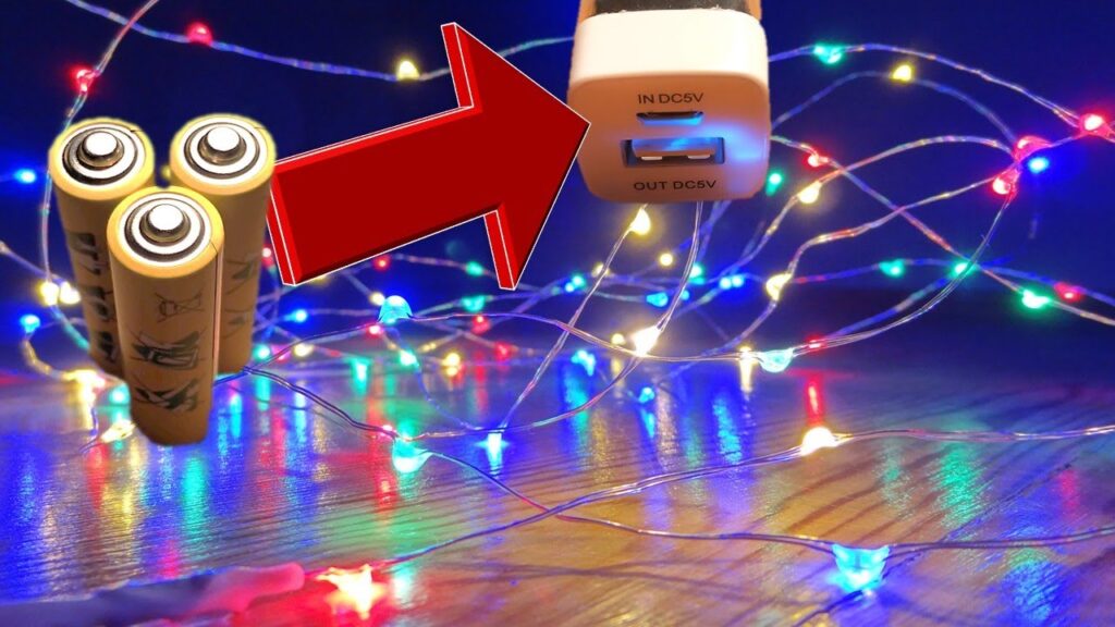 Existe-t-il une batterie pour les guirlandes de Noël ?