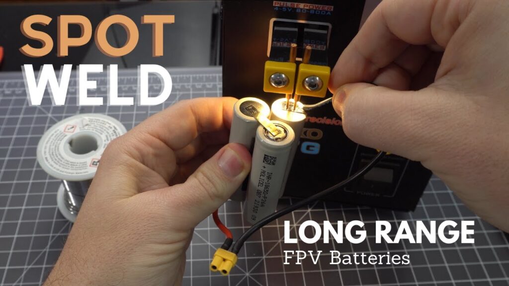 how to spot weld battery packs