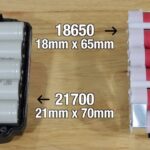 Unterschied zwischen 21700 und 18650 Batterie