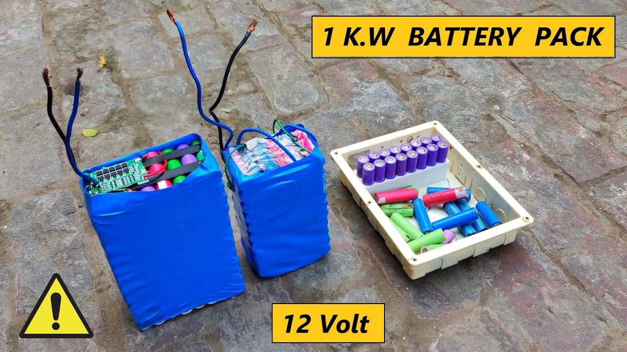 How to Make a 12v 18650 Battery Pack: Complete 6 Steps Guide - NuranU ...