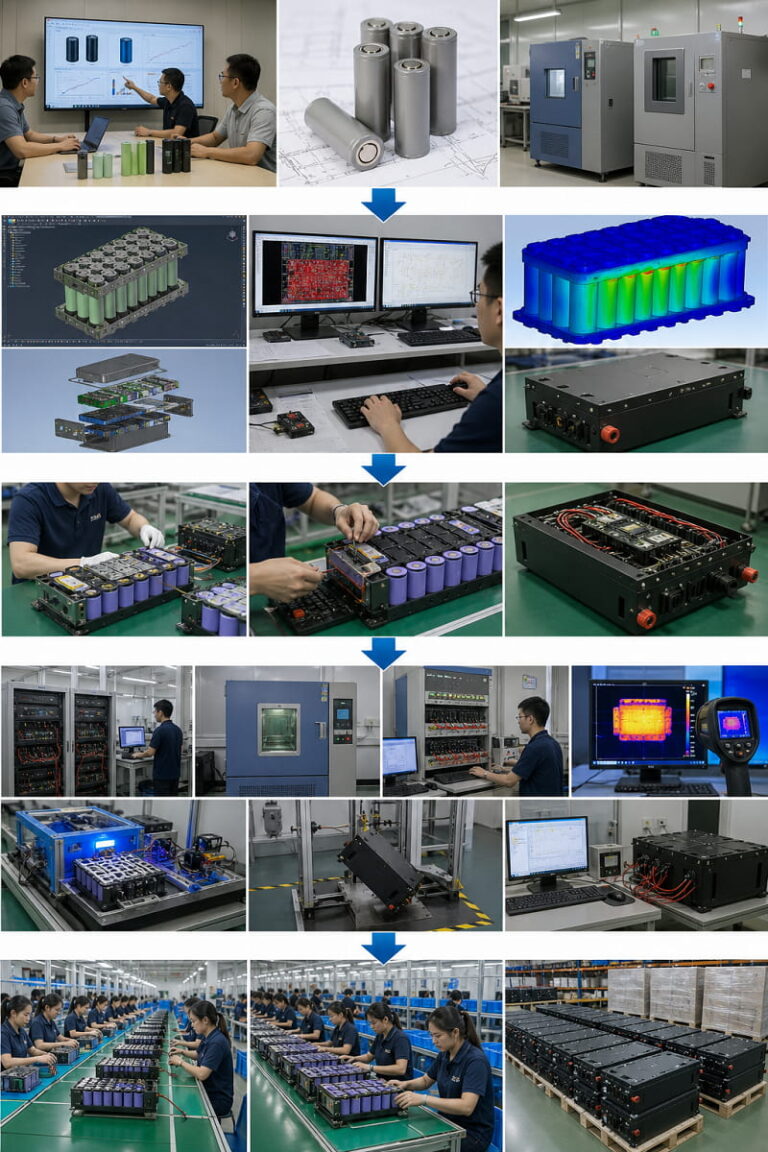 Custom 26650 Battery Pack Manufacturing Process