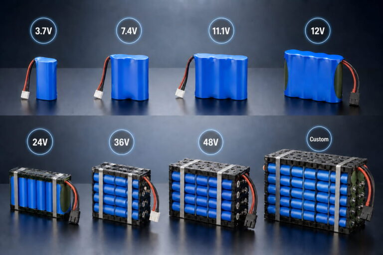 Custom 26650 Battery Pack Voltage Configurations