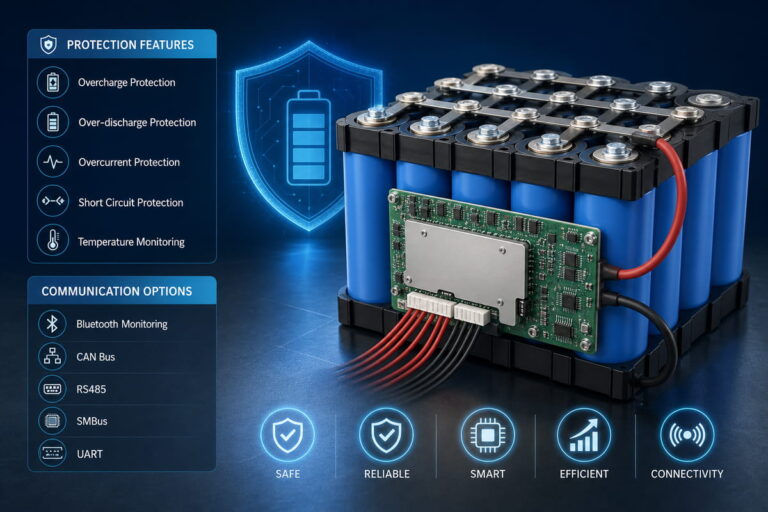 Custom 32650 Battery Pack Smart BMS Integration