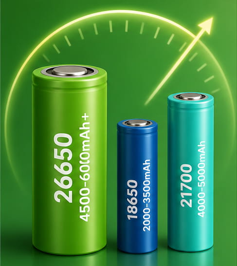 Higher Capacity for Longer Runtime