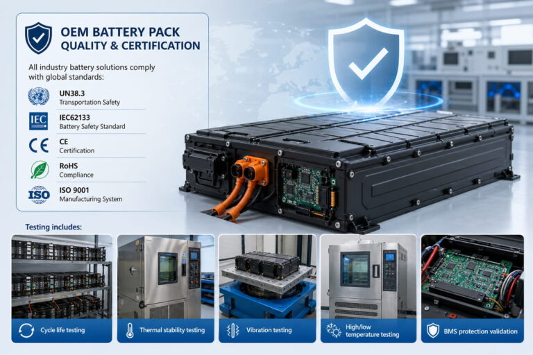 OEM BATTERY PACK QUALITY & CERTIFICATION