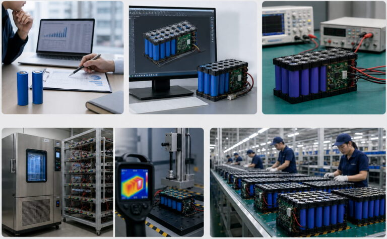 Our Custom 21700 Battery Pack Process