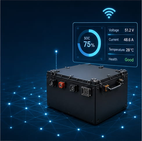 AGV Battery Pack Smart Battery Communication