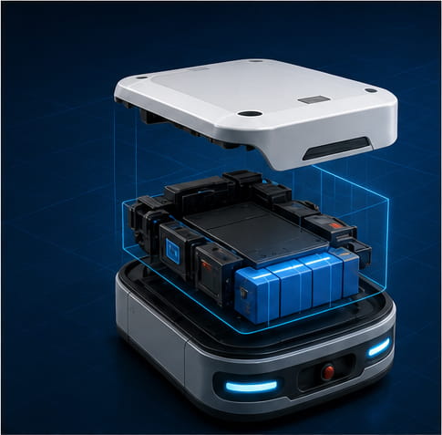 Compact AMR Battery Design