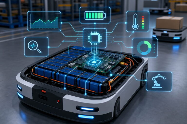 Custom AMR Battery Pack Smart BMS Integration