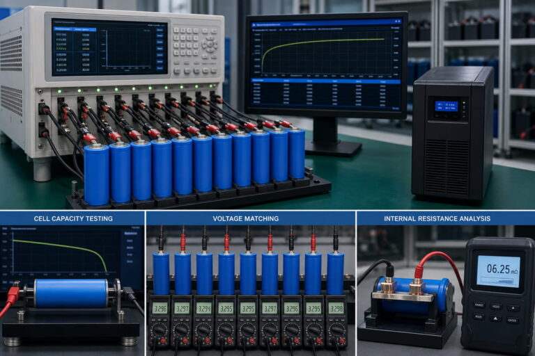 Custom UPS Battery Pack Cell Quality Testing