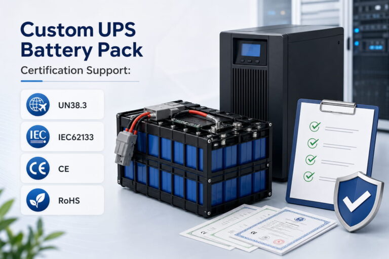 Custom UPS Battery Pack Certification Support