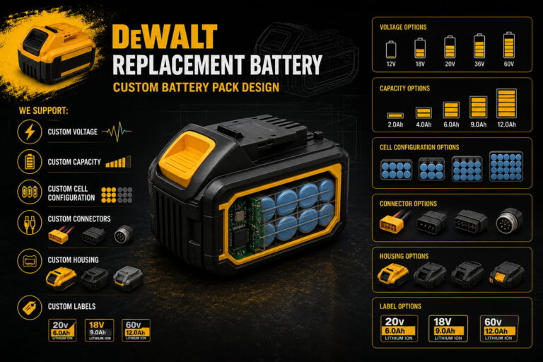 DeWalt Replacement Battery Custom Battery Pack Design