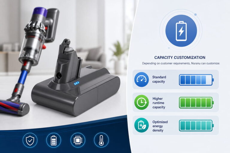 Dyson Replacement Battery Capacity Customization