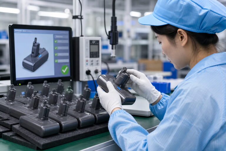 Dyson Replacement Battery Manufacturing Final Inspection