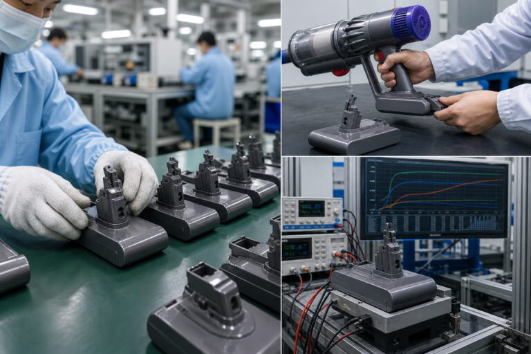 Dyson Replacement Battery Prototype Manufacturing