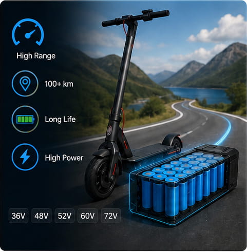 Extended Riding Range of Scooter Battery