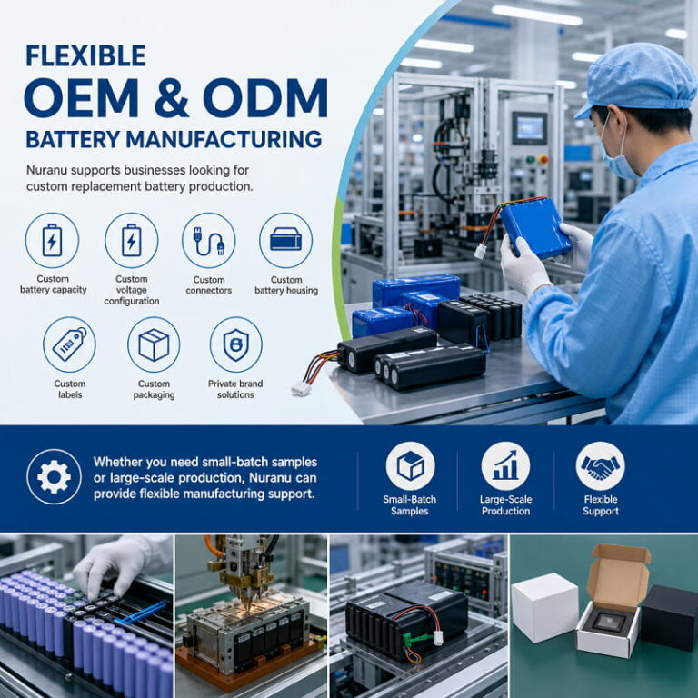 Flexible OEM & ODM Battery Manufacturing