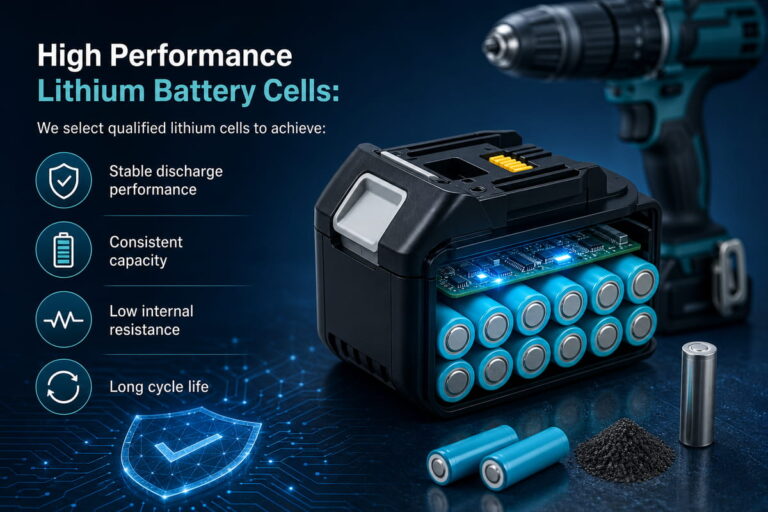 High Performance Lithium Battery Cells for Makita Replacement Batteries
