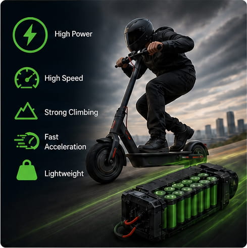 High Power Output of Scooter Battery