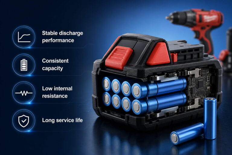 High Quality Lithium Battery Cells for Milwaukee Replacement Batteries