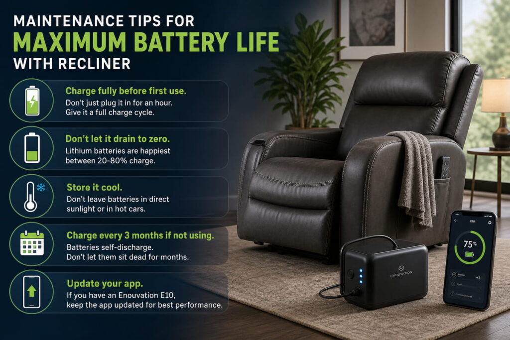 Maintenance Tips for Maximum Battery Life with Recliner