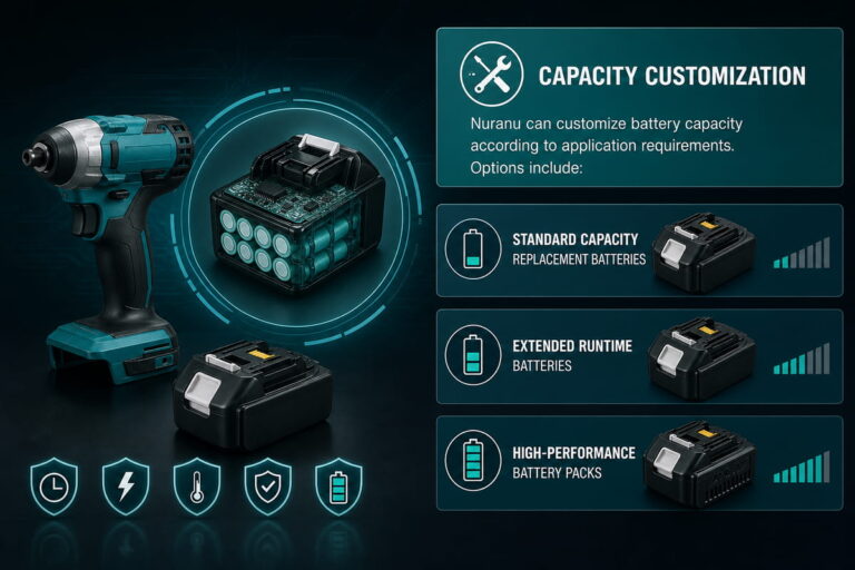 Makita Replacement Battery Capacity Customization