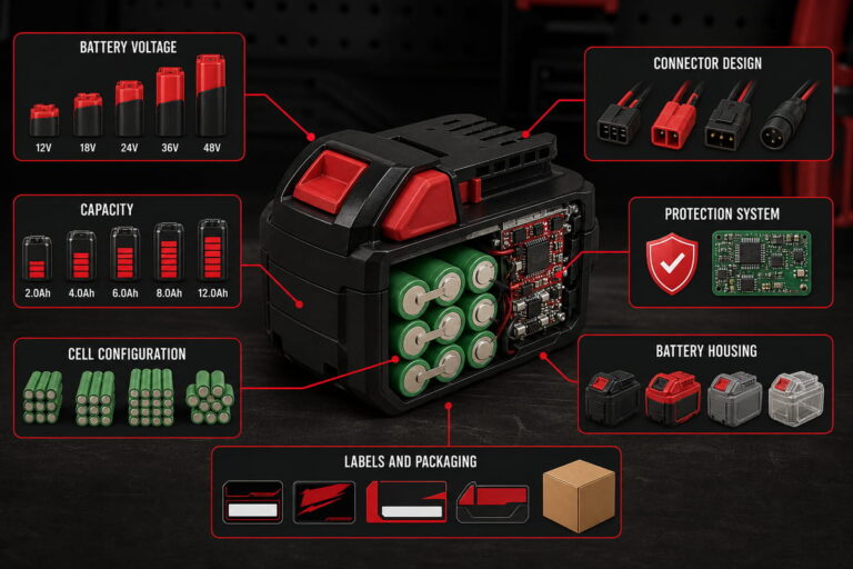 Milwaukee Replacement Battery Custom Battery Pack Design