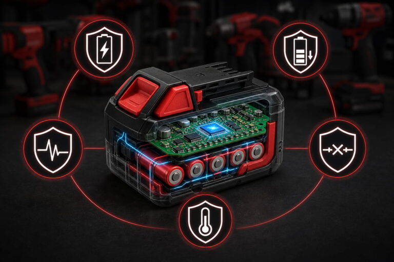 Milwaukee Replacement Battery Smart BMS Protection System