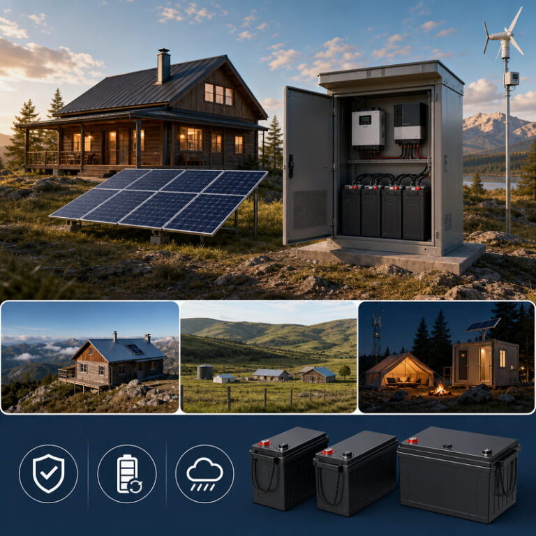 Off-Grid Solar Battery Systems