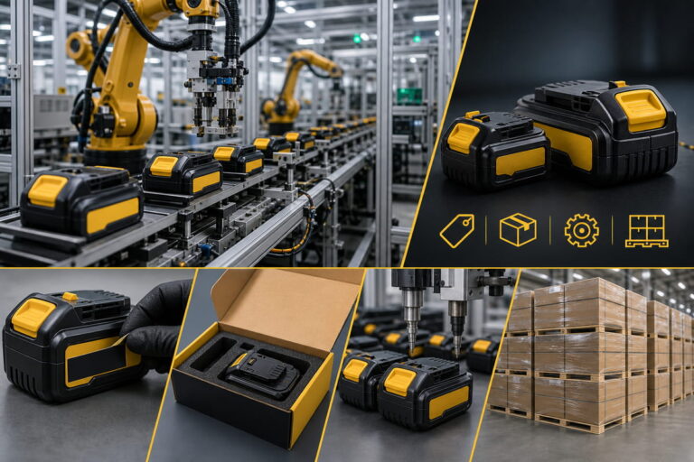 Private Label DeWalt Battery Production