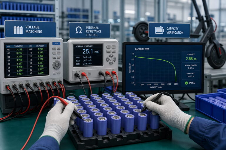 Scooter Battery Cell Testing