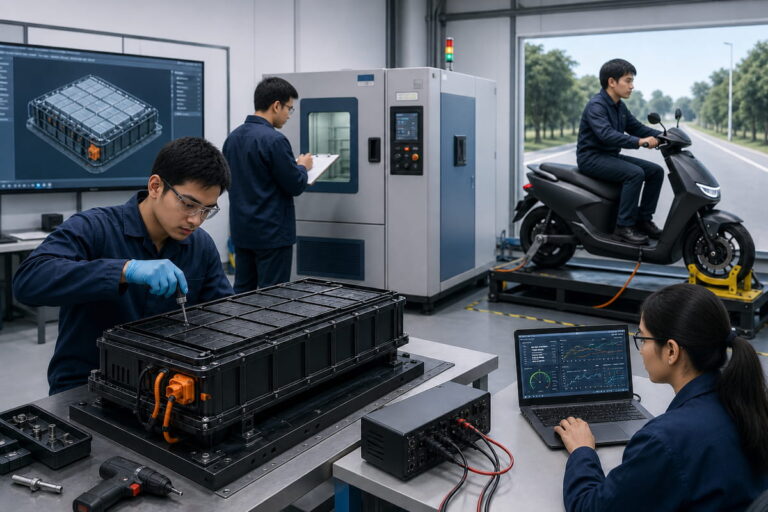 Scooter Battery Prototype Manufacturing