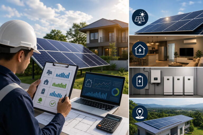 Solar Battery Energy Requirement Analysis