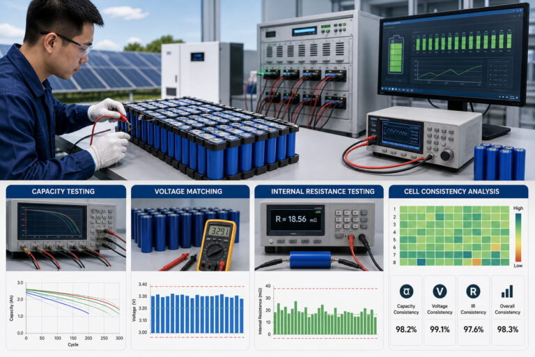 Solar Battery Pack Cell Quality Control