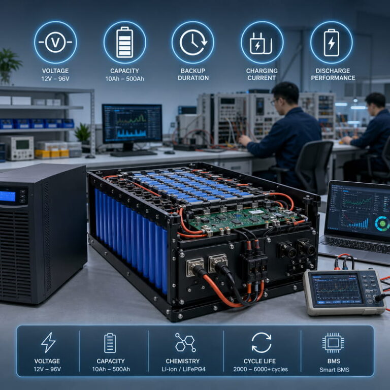 UPS Battery Pack Electrical Customization