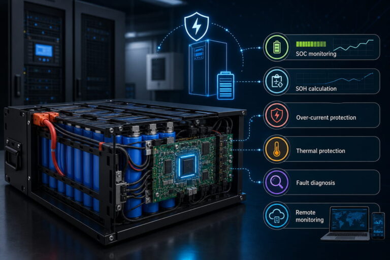 UPS Battery Pack Smart BMS Functions
