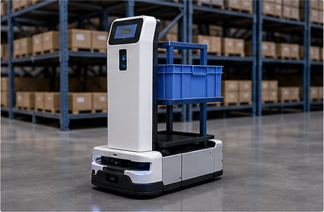Warehouse logistics robots