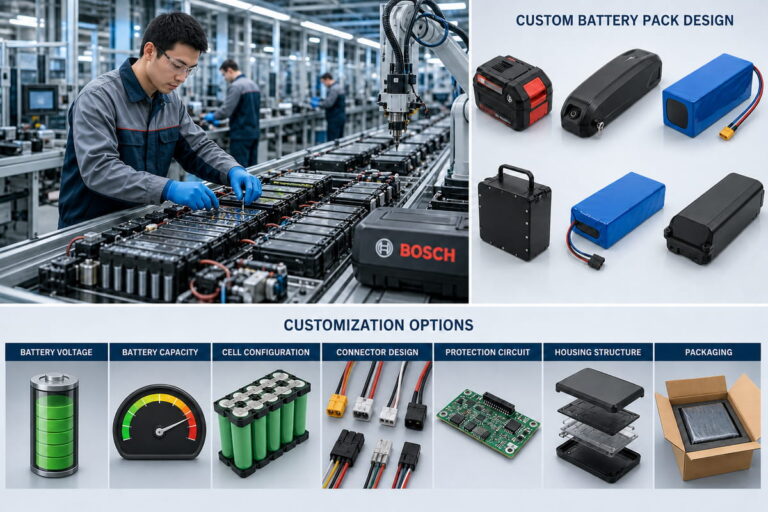 Custom Bosch Replacement Battery Pack Design