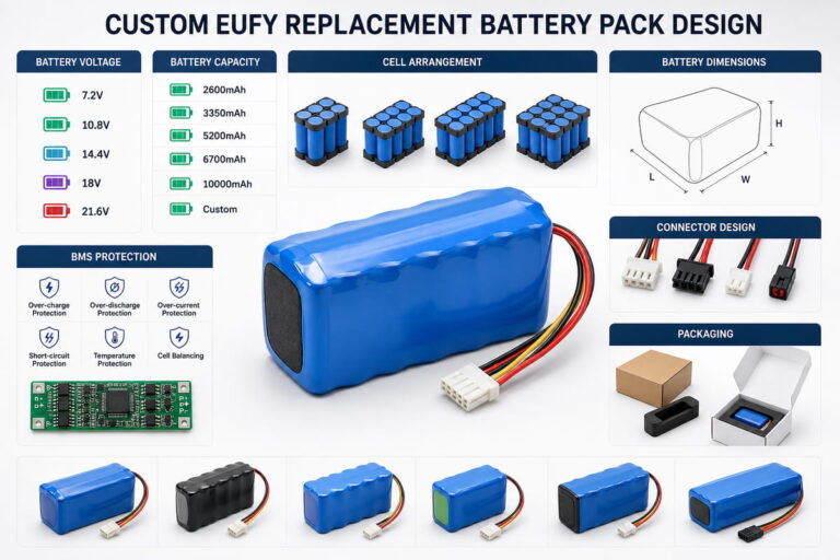 Custom Eufy Replacement Battery Pack Design