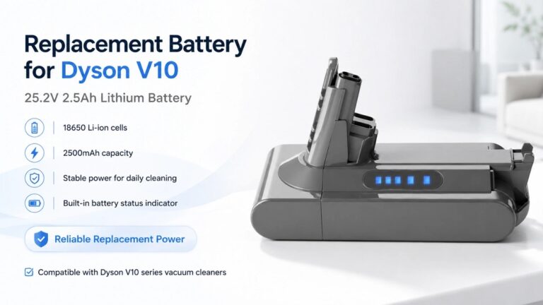 Dyson V10 25.2V 2.5Ah Replacement Battery