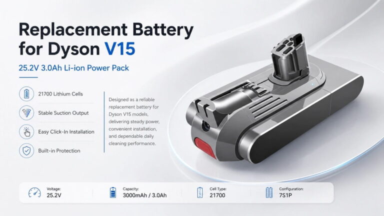 Dyson V15 25.2V 3.0Ah Replacement Battery