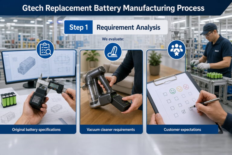 Gtech Replacement Battery Requirement Analysis