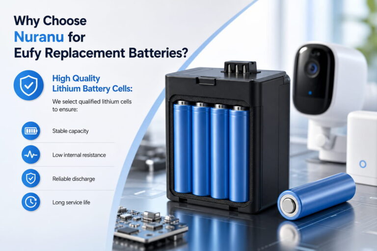 High Quality Lithium Battery Cells for Nuranu Eufy Replacement Batteries